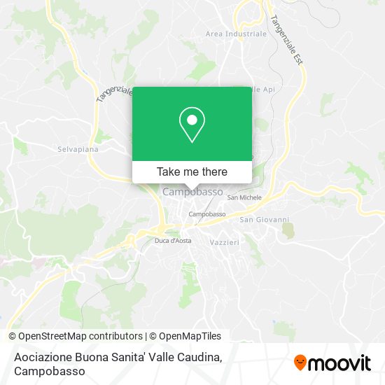 Aociazione Buona Sanita' Valle Caudina map