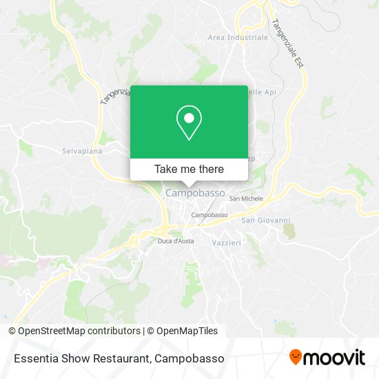 Essentia Show Restaurant map