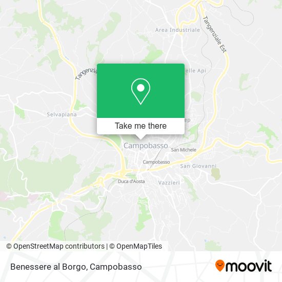 Benessere al Borgo map