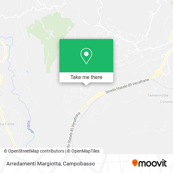 Arredamenti Margiotta map