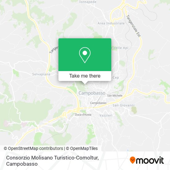 Consorzio Molisano Turistico-Comoltur map