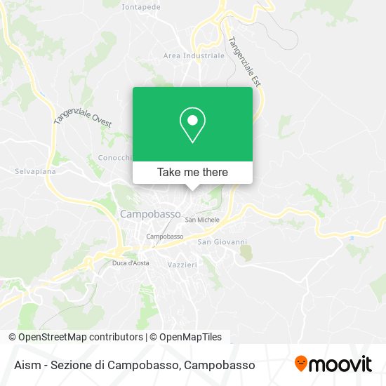 Aism - Sezione di Campobasso map