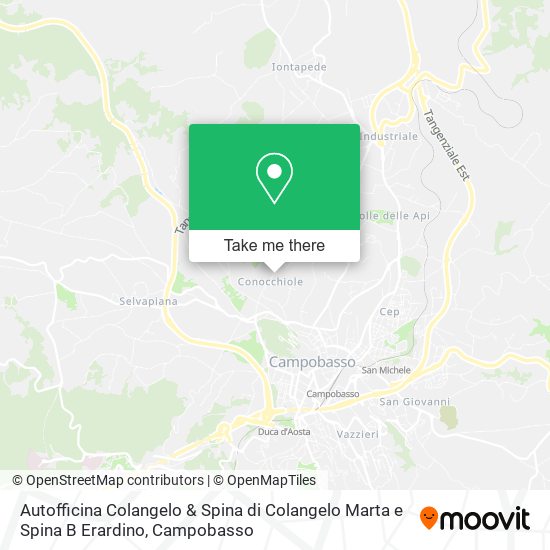 Autofficina Colangelo & Spina di Colangelo Marta e Spina B Erardino map