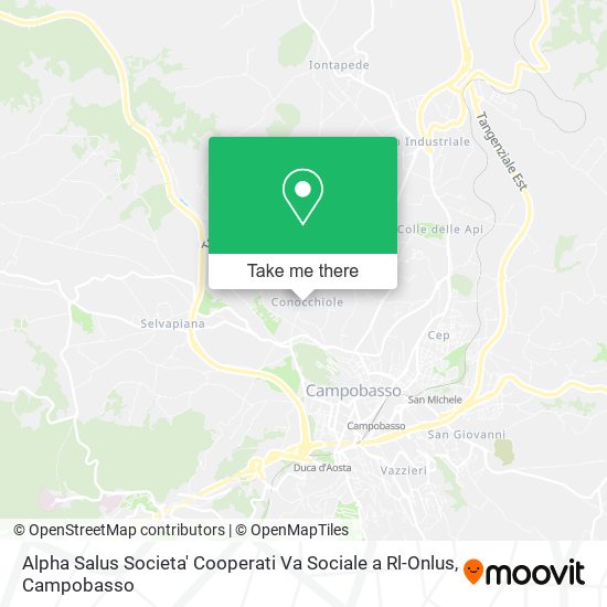 Alpha Salus Societa' Cooperati Va Sociale a Rl-Onlus map