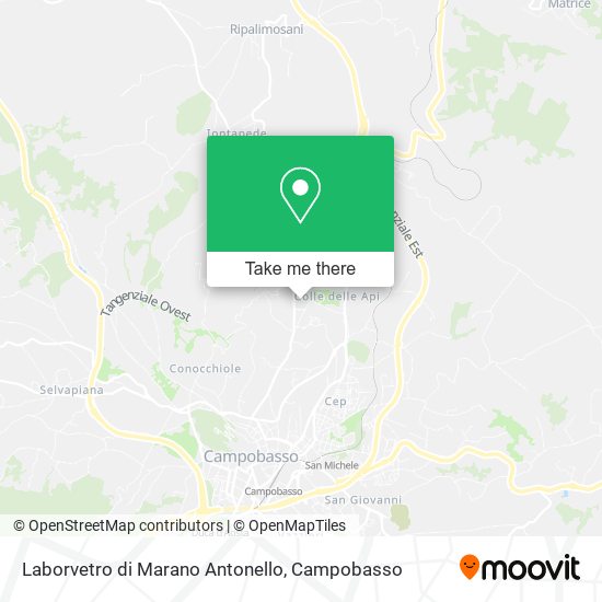 Laborvetro di Marano Antonello map