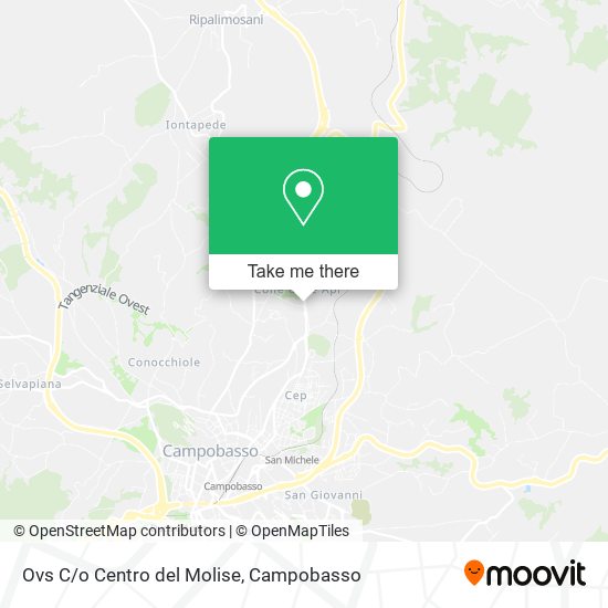 Ovs C/o Centro del Molise map