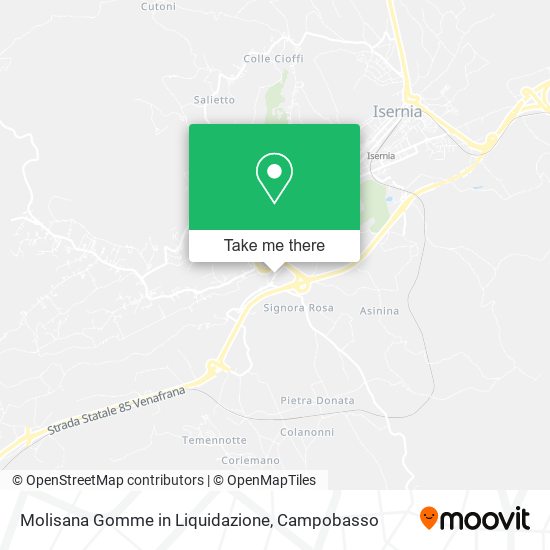 Molisana Gomme in Liquidazione map