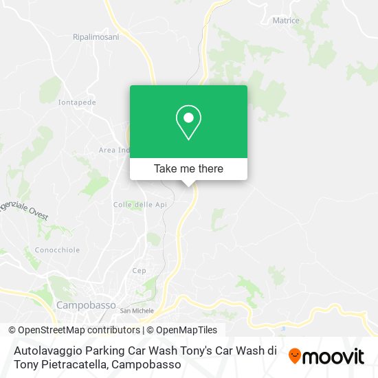 Autolavaggio Parking Car Wash Tony's Car Wash di Tony Pietracatella map