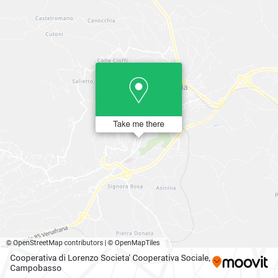Cooperativa di Lorenzo Societa' Cooperativa Sociale map