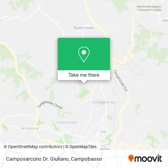 Camposarcuno Dr. Giuliano map
