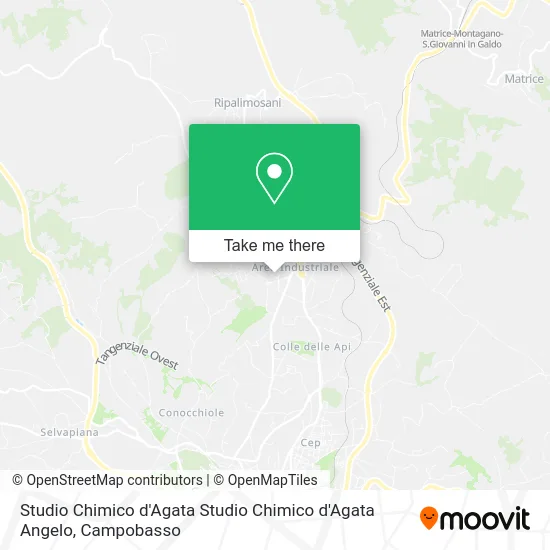 Chemical Studio of Angelo D'Agata map