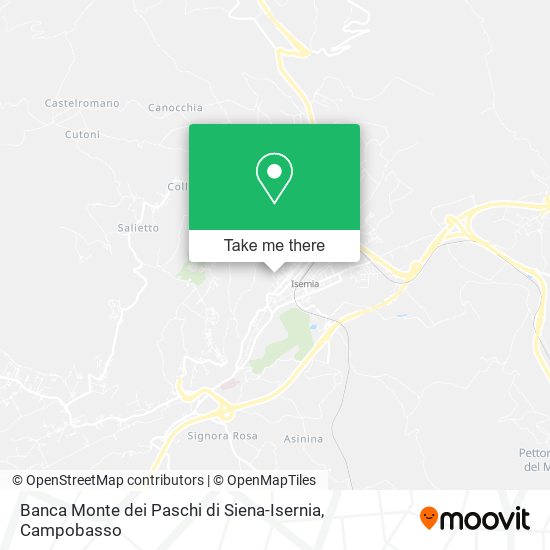 Banca Monte dei Paschi di Siena-Isernia map