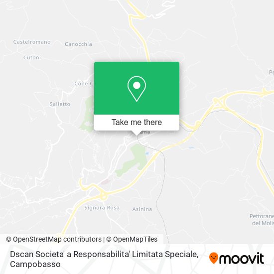 Dscan Societa' a Responsabilita' Limitata Speciale map