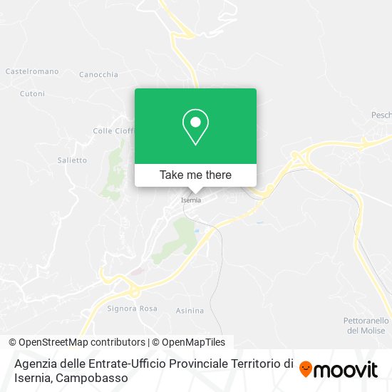 Agenzia delle Entrate-Ufficio Provinciale Territorio di Isernia map