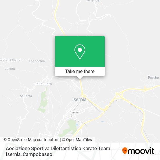 Aociazione Sportiva Dilettantistica Karate Team Isernia map