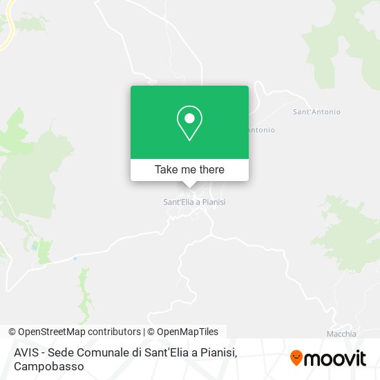 AVIS - Sede Comunale di Sant'Elia a Pianisi map