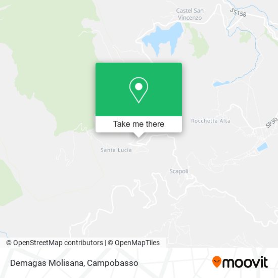 Demagas Molisana map