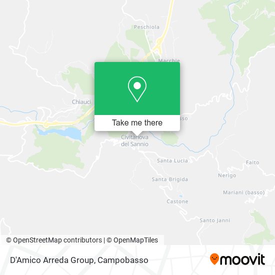 D'Amico Arreda Group map