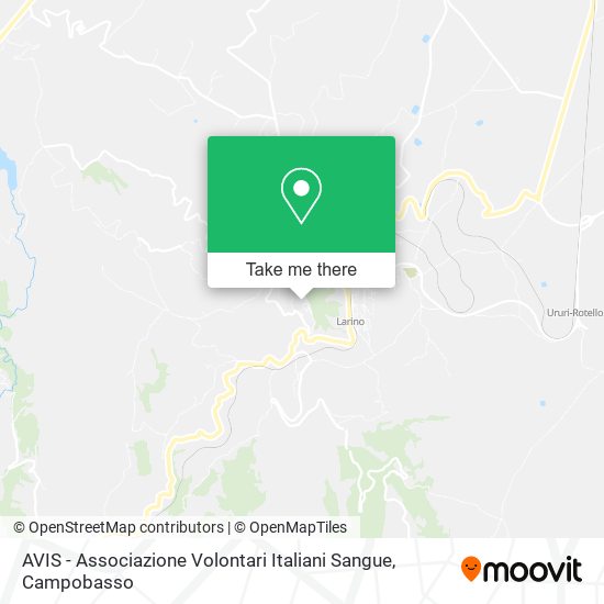 AVIS - Associazione Volontari Italiani Sangue map