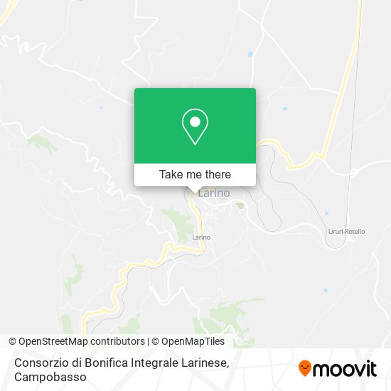 Consorzio di Bonifica Integrale Larinese map