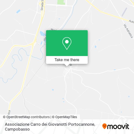 Associazione Carro dei Giovanotti Portocannone map
