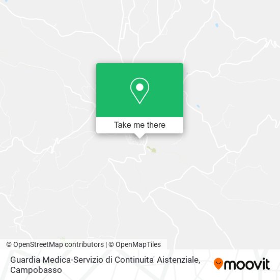 Guardia Medica-Servizio di Continuita' Aistenziale map