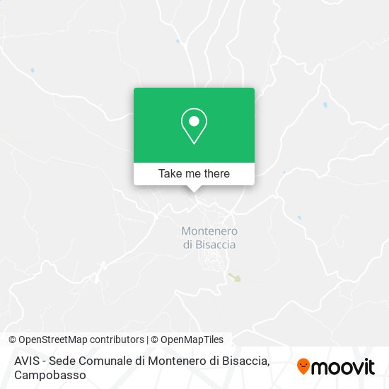 AVIS - Sede Comunale di Montenero di Bisaccia map