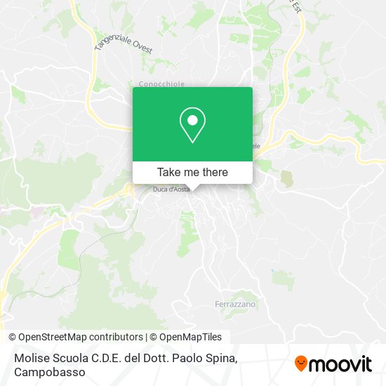 Molise Scuola C.D.E. del Dott. Paolo Spina map