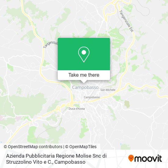 Azienda Pubblicitaria Regione Molise Snc di Struzzolino Vito e C. map