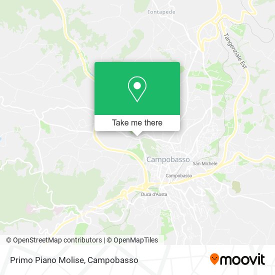 Primo Piano Molise map