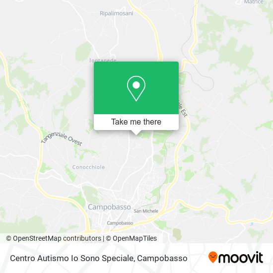 Centro Autismo Io Sono Speciale map