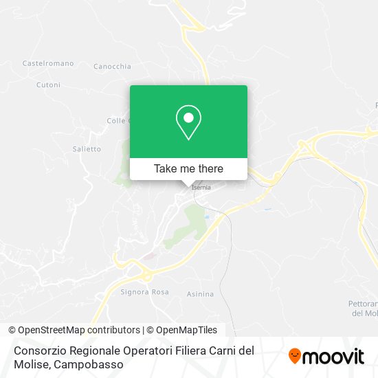 Consorzio Regionale Operatori Filiera Carni del Molise map