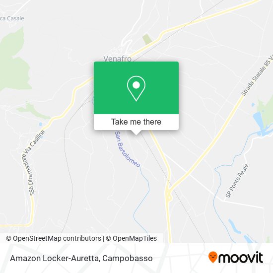 Amazon Locker-Auretta map