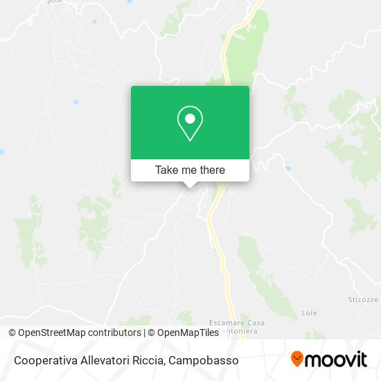 Cooperativa Allevatori Riccia map