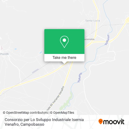 Consorzio per Lo Sviluppo Industriale Isernia Venafro map