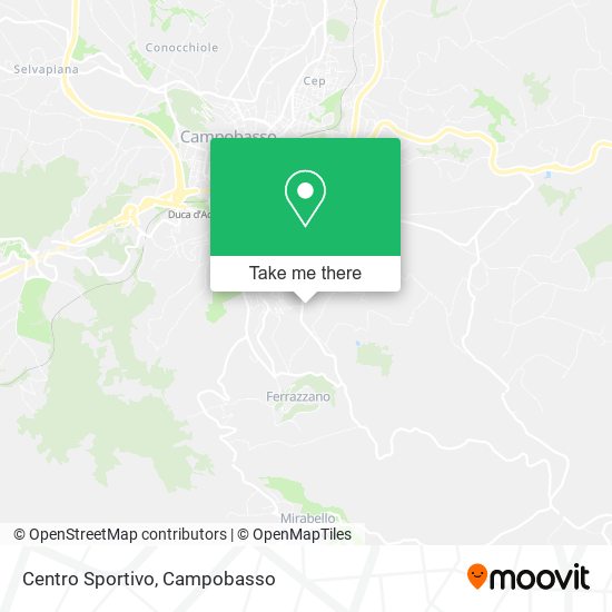 Centro Sportivo map
