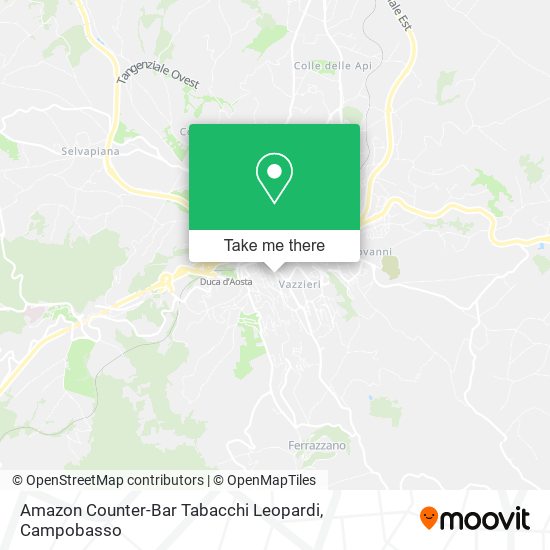 Amazon Counter-Bar Tabacchi Leopardi map