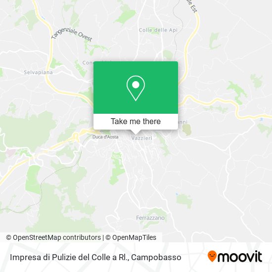 Impresa di Pulizie del Colle a Rl. map