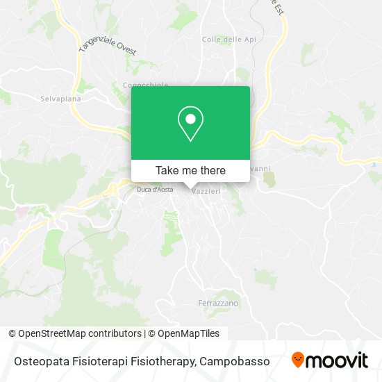 Osteopata Fisioterapi Fisiotherapy map