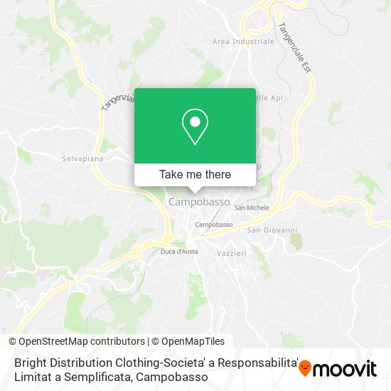 Bright Distribution Clothing-Societa' a Responsabilita' Limitat a Semplificata map