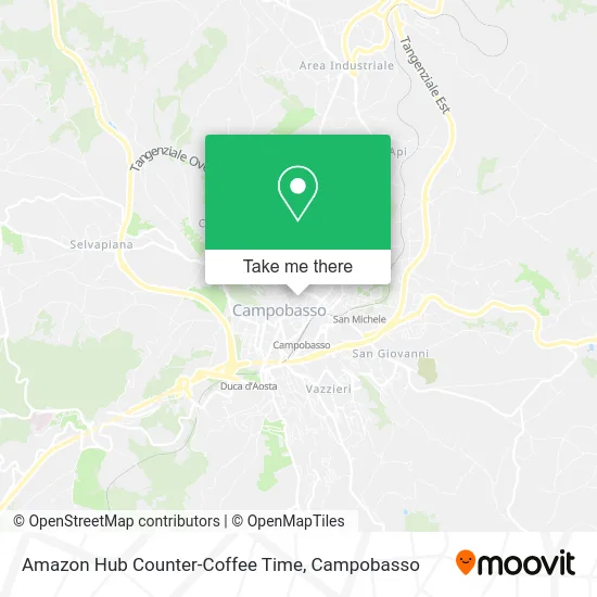Amazon Hub Counter-Coffee Time map