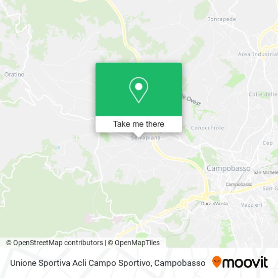 Unione Sportiva Acli Campo Sportivo map