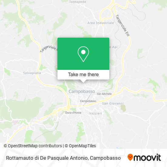 Rottamauto di De Pasquale Antonio map