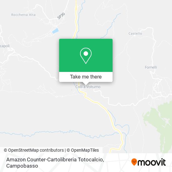 Amazon Counter-Cartolibreria Totocalcio map
