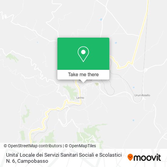 Unita' Locale dei Servizi Sanitari Sociali e Scolastici N. 6 map