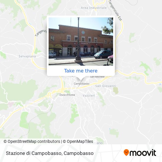 Stazione di Campobasso map