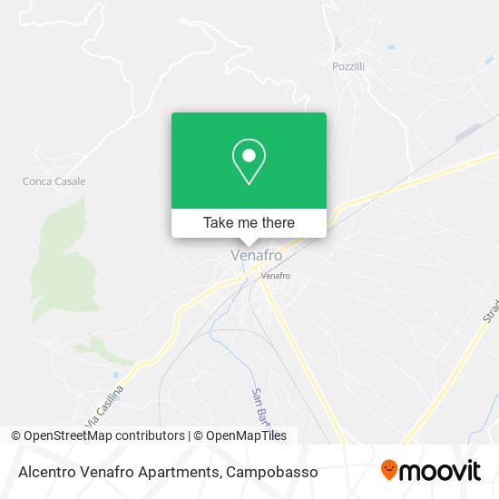 Alcentro Venafro Apartments map