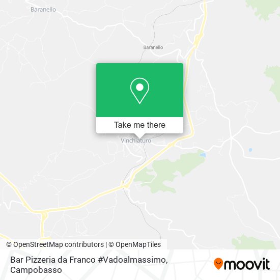 Bar Pizzeria da Franco #Vadoalmassimo map