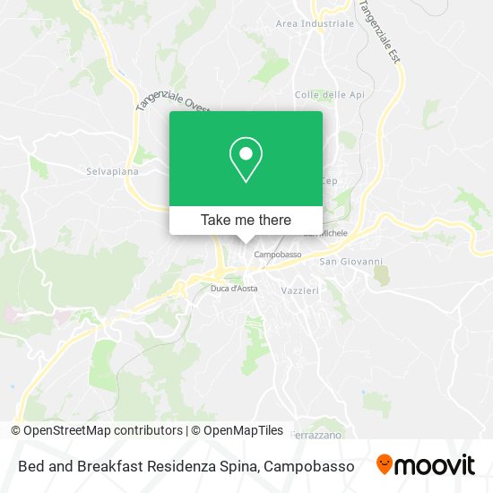 Bed and Breakfast Residenza Spina map