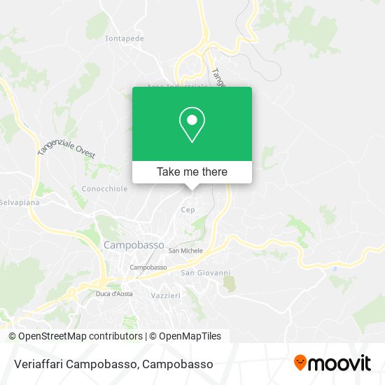 Veriaffari Campobasso map